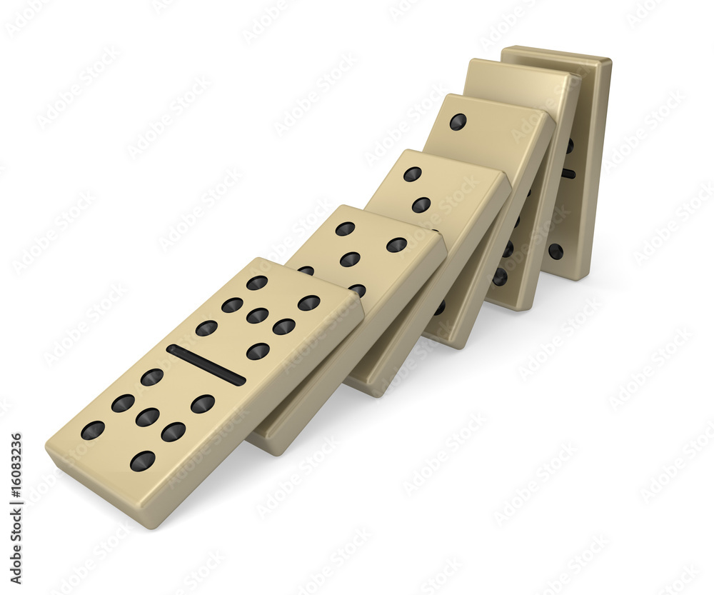 Dominos toppling Dominos toppling