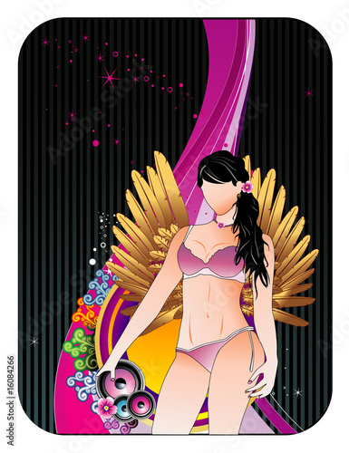 angel en vector