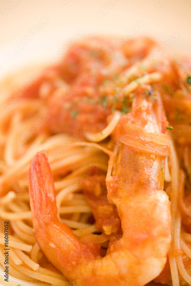 エビ入りパスタ エビ入りパスタ