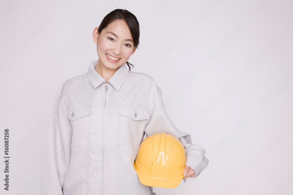 女性作業員ポートレート