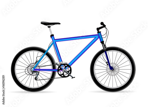 vector mountain bicycle