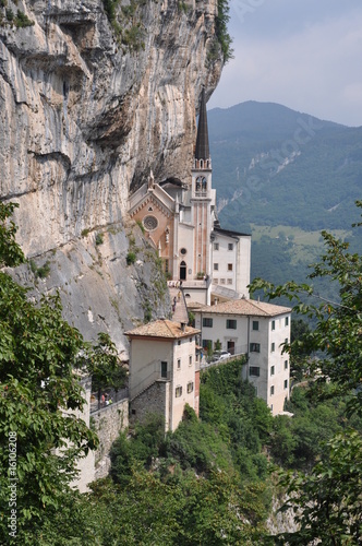 Wallfahrtsort am Gardasee.Madonna della Corona