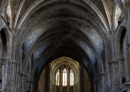 Dome of gothic cathedral