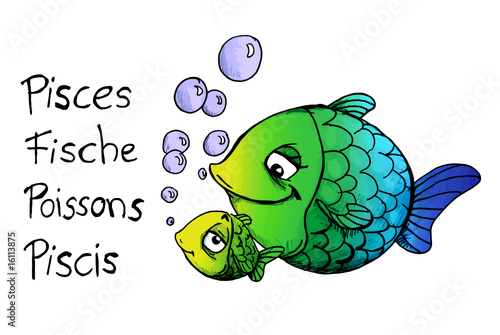 Fische, Pisces, Poissons, Piscis, Sternzeichen