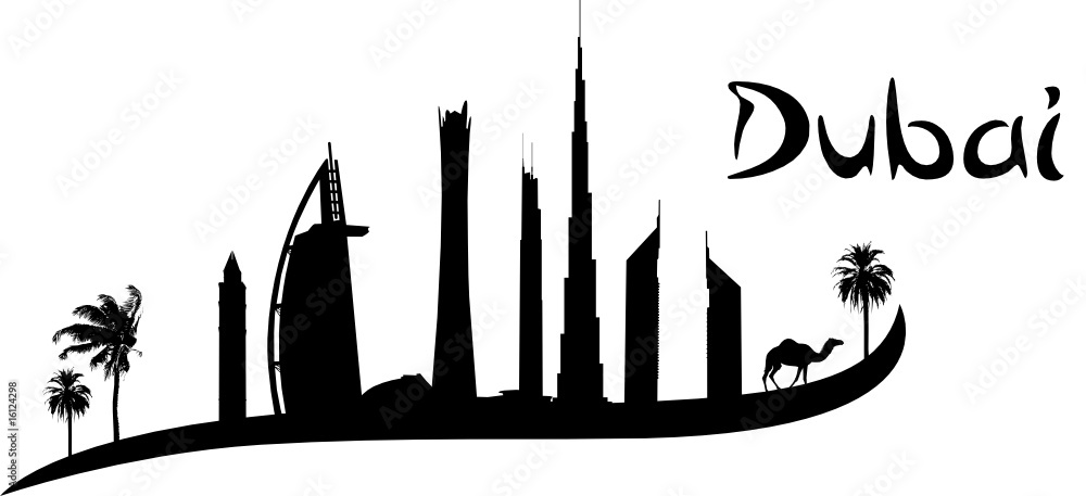 Fototapeta premium Wallsticker Dubai