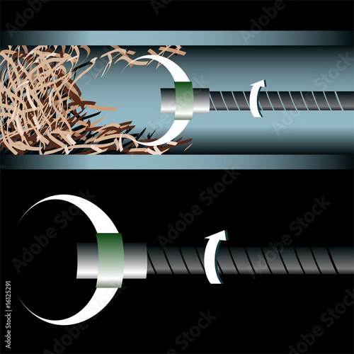 plumbers snaking tool