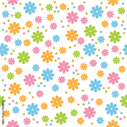 Seamless flowers