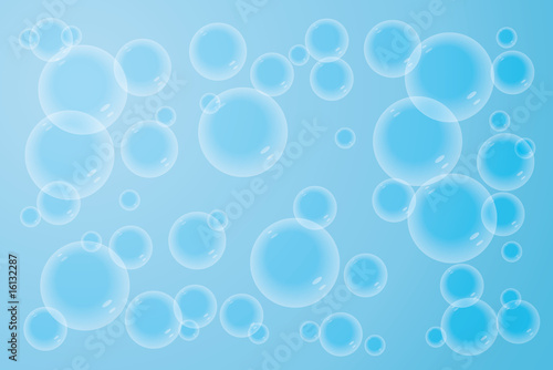 blue background with bubbles