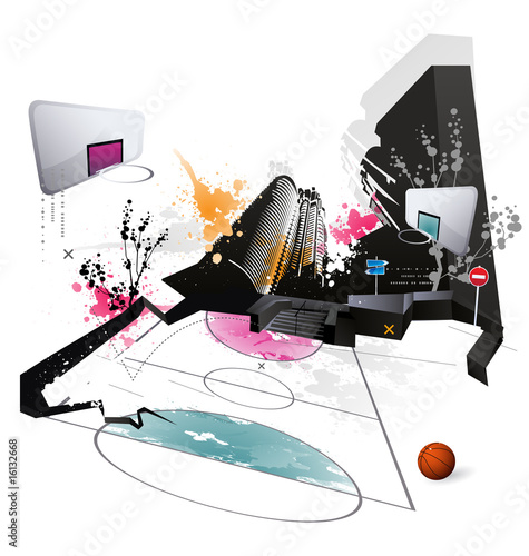 Modern grunge urban graphic design