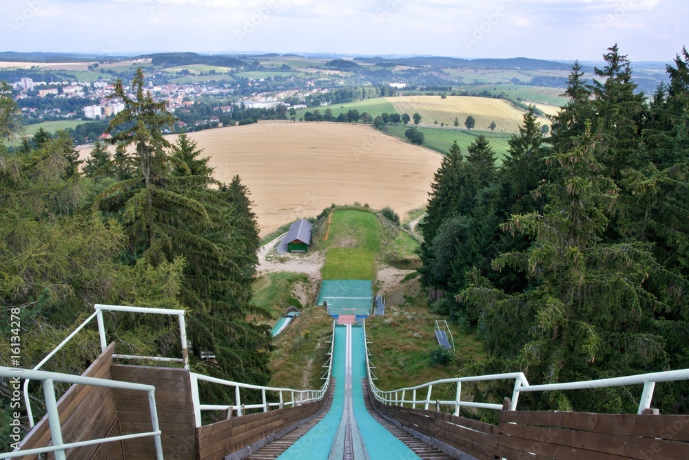 Fototapeta premium Ski jump tower