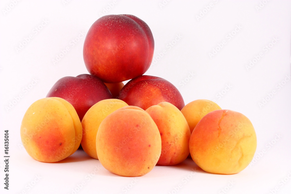 Apricots and nectarines
