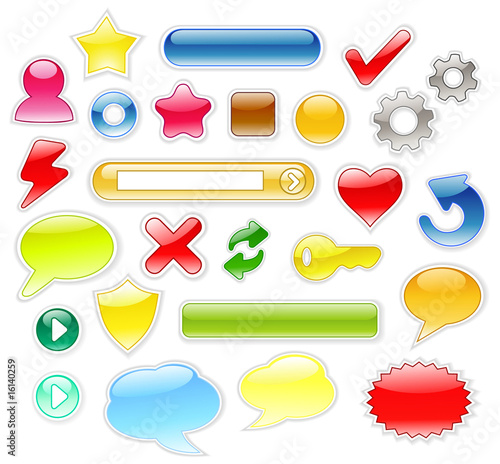 Glossy Design Elements