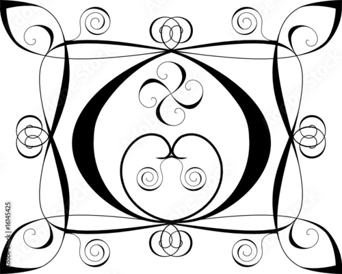 Spiralenhintergrund mit Herz