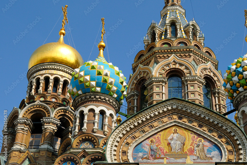 Eglise du saint sauveur sur le sang versé à Saint Petersbourg