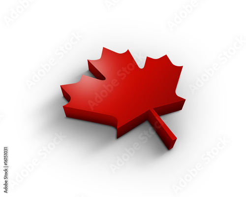 3d maple leaf photo