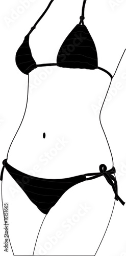 bikini silhouette