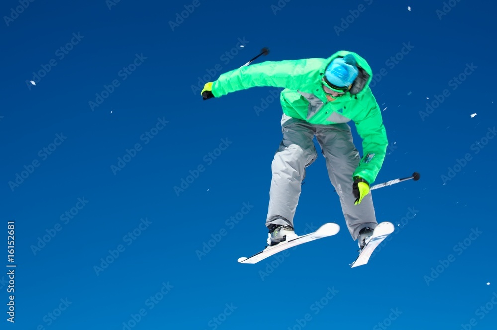 Obraz premium skier
