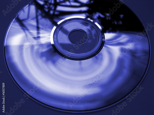 Compact disc - CD blau