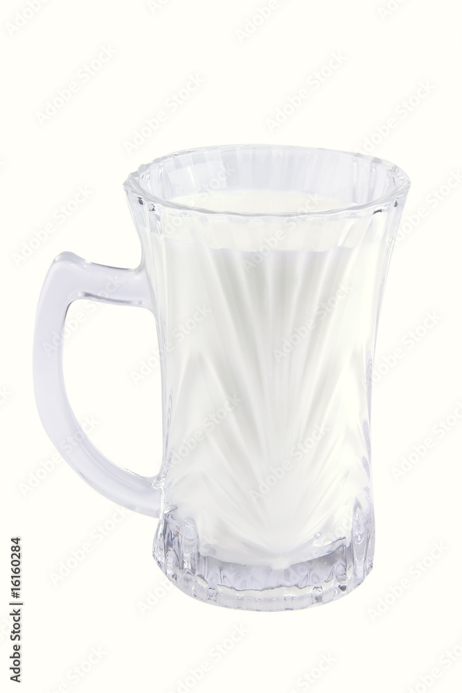 milk in transparent glass milk in transparent glass