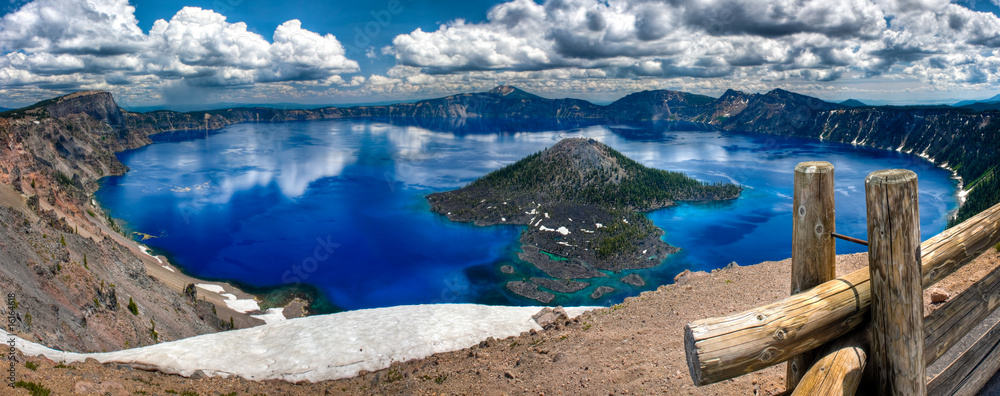 Εκτύπωση καμβά Crater Lake Panorama