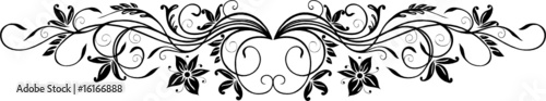 Blumen Ornament, floral, Blüten Muster