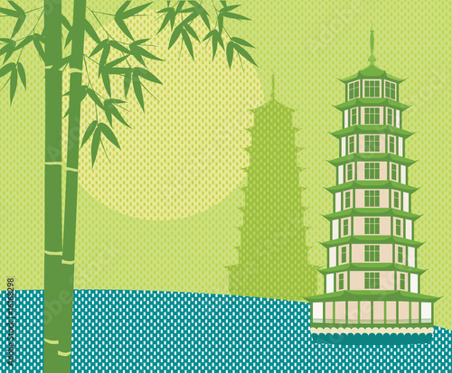 pagoda Card