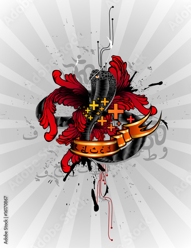 serpiente cobra en vector