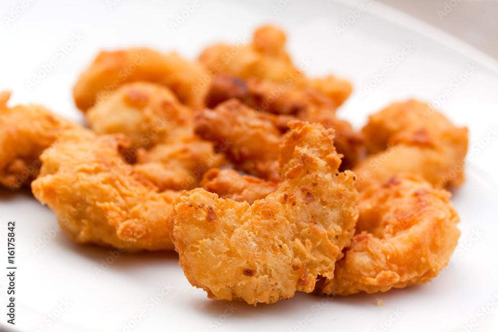 Riesen Garnelen - frittiert und paniert Riesen Garnelen - frittiert und paniert