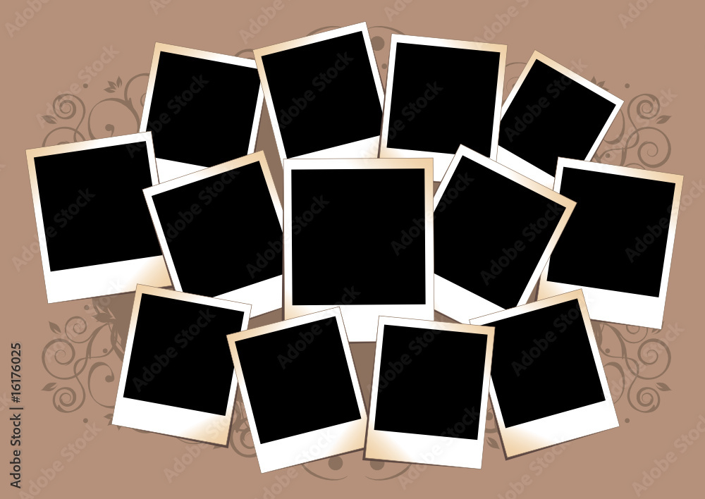 Collage of photos. Template. Insert your picture into frame Collage of photos. Template. Insert your picture into frame