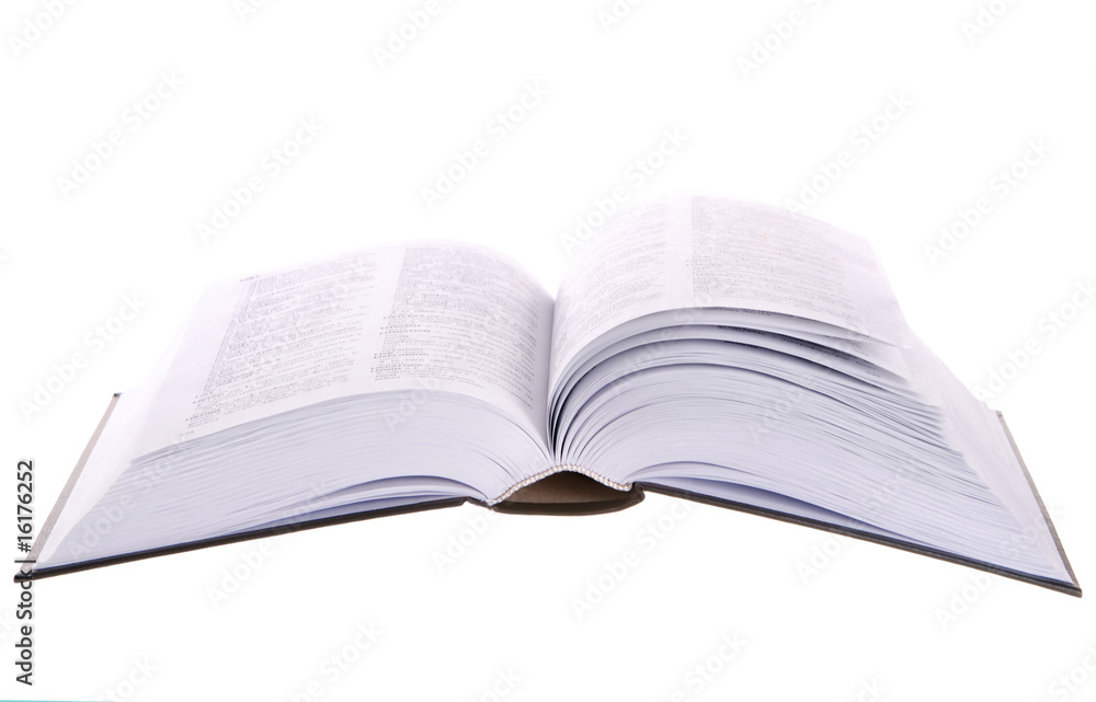 book isolated on a white background book isolated on a white background