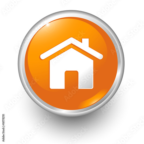 boton naranja casa
