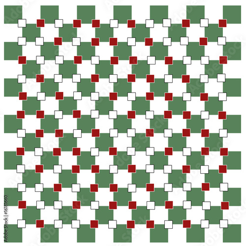damier en distorsion