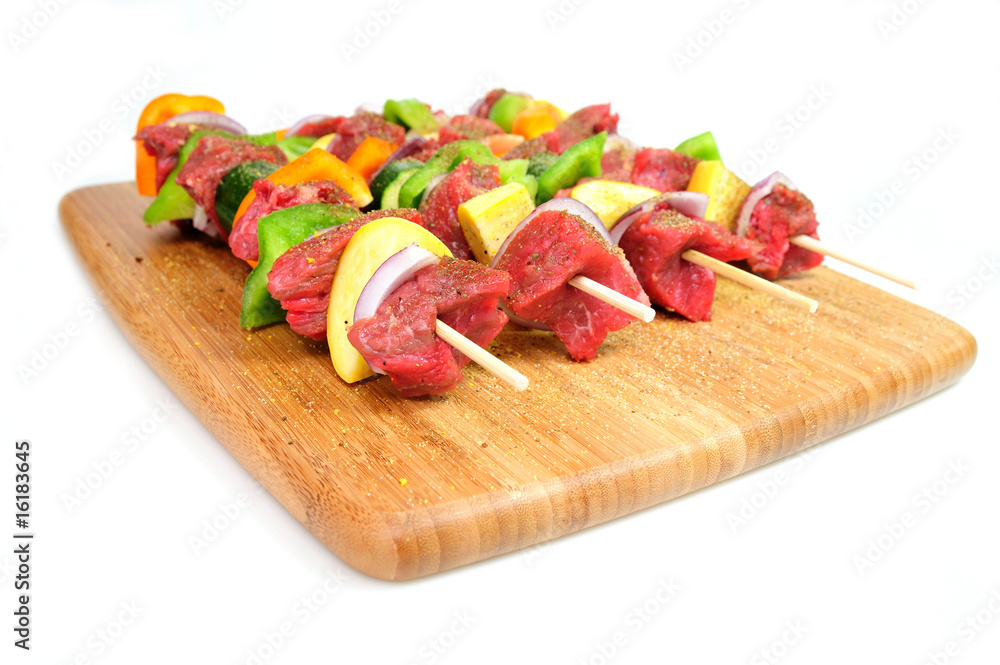 Steak And Vegetabe Kabob's Steak And Vegetabe Kabob's