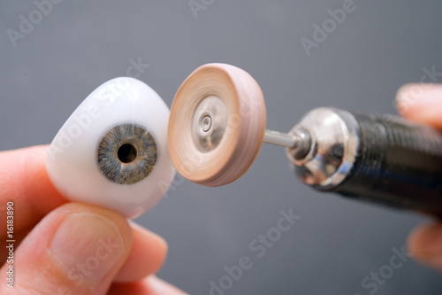 Cosmetic ocular prosthesis photo