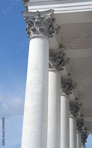 Obraz na płótnie Corinthian Columns w salonie