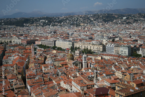Panoramic city view over the Nice