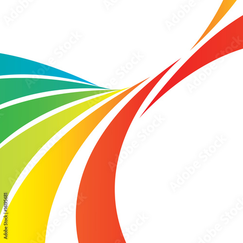 Swooshy Lines Layout