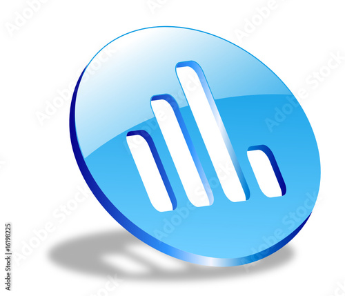 Button Balken blau