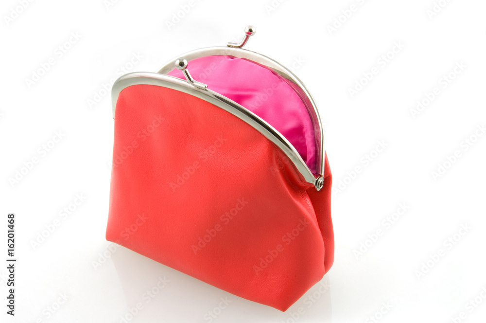 Red empty wallet Red empty wallet