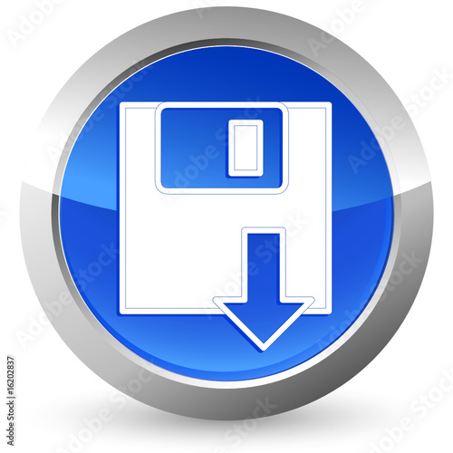 Diskette - Button