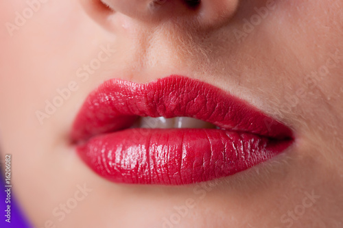 Woman And Lipstick