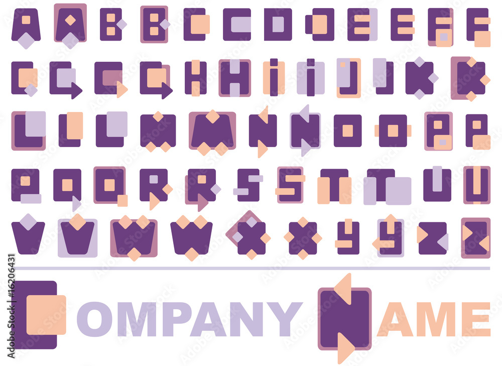 Fototapeta premium Alphabet