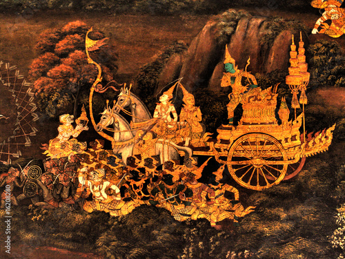 King palace - Ramayana murals nb.18