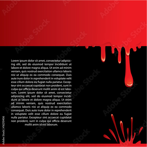 Red vector grunge design