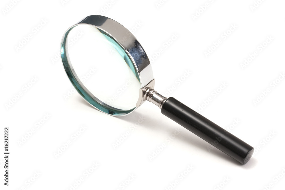 Magnifying glass isolated on white Magnifying glass isolated on white