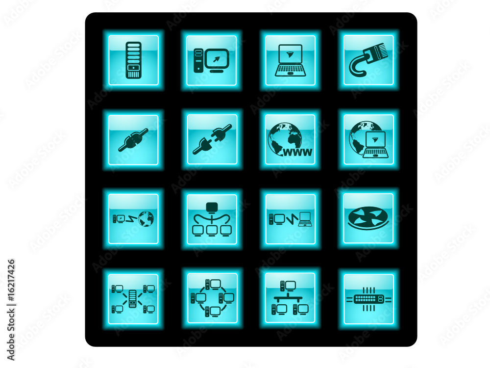 Network vector iconset Network vector iconset