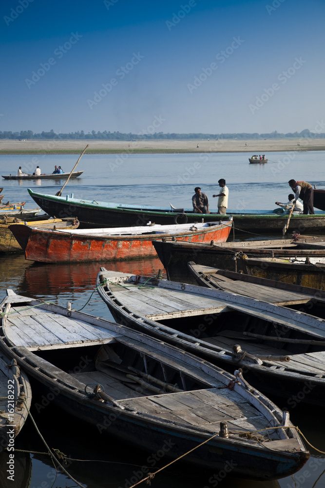 Ruderboote, Varanasi