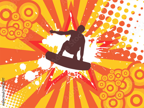 wakeboarder in aktion