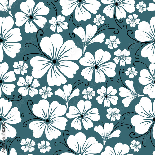 Seamless vintage floral pattern