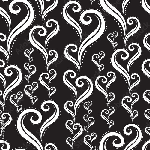 Seamless vintage floral pattern